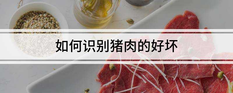 如何识别猪肉的好坏